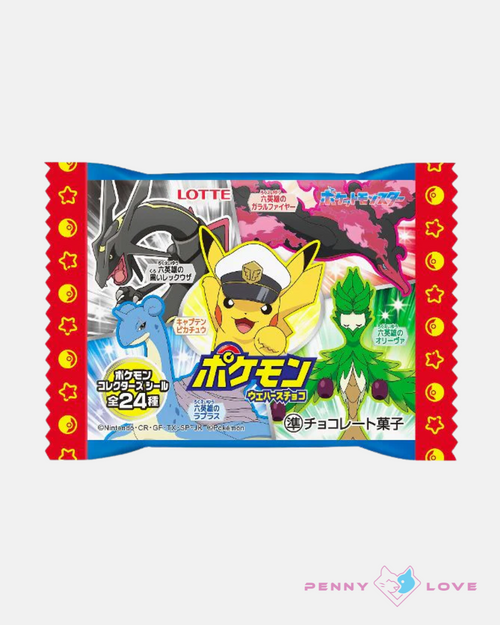 LOTTE Pokémon Chocolate Wafer with Sticker